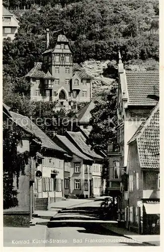 AK / Ansichtskarte  Bad_Frankenhausen Konrad Kuester Strasse Bad_Frankenhausen