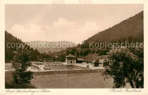 AK / Ansichtskarte  Bad_Leutenberg Staedt Freibad Bad_Leutenberg