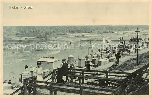 AK / Ansichtskarte  Borkum_Nordseeheilbad Strandpartie 