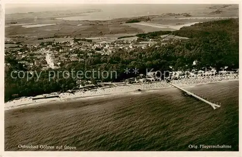 AK / Ansichtskarte  Goehren__Ostseebad_Ruegen Fliegeraufnahme 