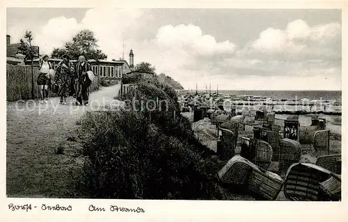 AK / Ansichtskarte  Horst__Ostsee_Niechorze Strand Promenade 