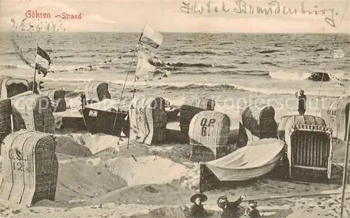 AK / Ansichtskarte 73822416 Goehren__Ostseebad_Ruegen Strand 