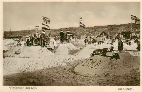 AK / Ansichtskarte  Prerow_Ostseebad Burgenbau  Prerow_Ostseebad