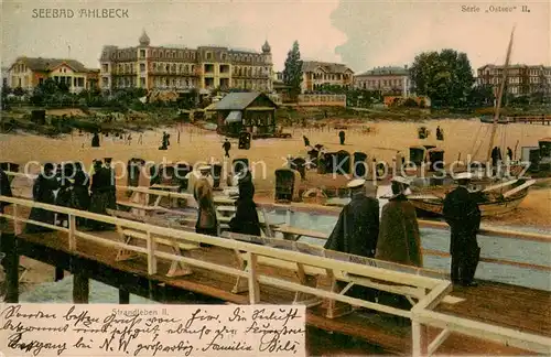 AK / Ansichtskarte  Ahlbeck_Ostseebad Strandleben Ahlbeck_Ostseebad