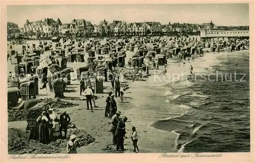 AK / Ansichtskarte  Swinemuende_Swinoujscie Strandpartie Swinemuende Swinoujscie