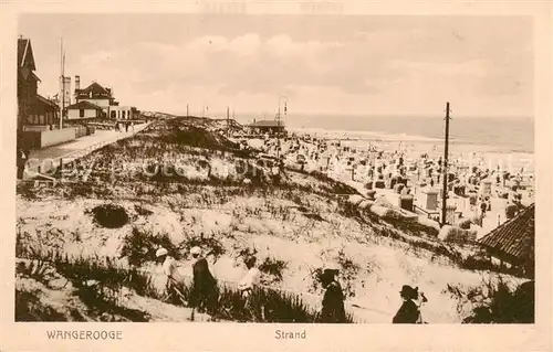 AK / Ansichtskarte  Wangerooge_Nordseebad Strand Wangerooge_Nordseebad