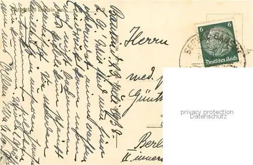 AK / Ansichtskarte  Bansin_Ostseebad Promenade mit Strandhotels Bansin_Ostseebad