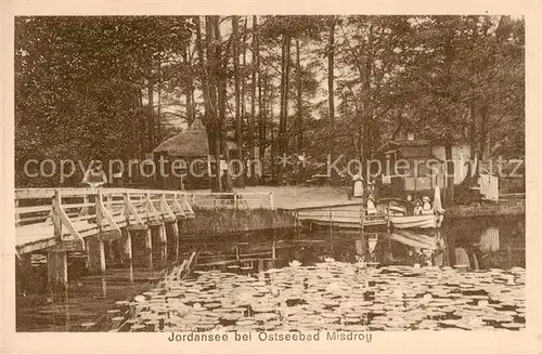 AK / Ansichtskarte  Misdroy_Ostseebad_Miedzyzdroje_PL Jordansee 