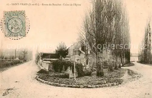 AK / Ansichtskarte Saint Vrain_Marne Route du Bouchet Usine de l Epine Saint Vrain Marne