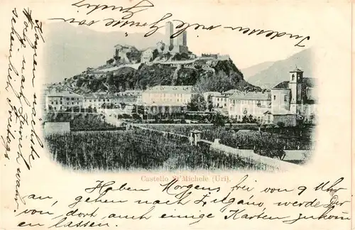 AK / Ansichtskarte Bellinzona_TI Castello St Michele 