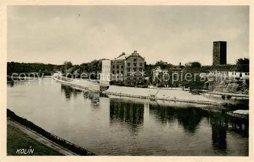 AK / Ansichtskarte 73822534 Kolin_Koeln_Elbe_CZ Panorama 