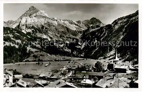 AK / Ansichtskarte Gsteig_BE mit Spitzhorn 