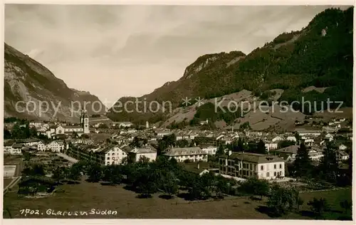 AK / Ansichtskarte Glarus_GL Panorama Glarus_GL