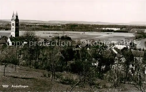 AK / Ansichtskarte Andelfingen__ZH Panorama mit Kirche 