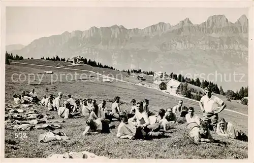 AK / Ansichtskarte Wallenstadt_Walenstadt_SG Panorama 
