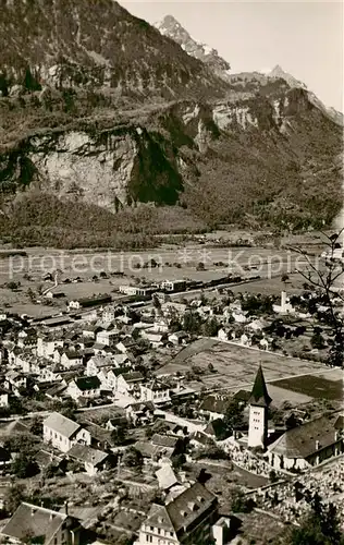 AK / Ansichtskarte Meiringen_BE Fliegeraufnahme Meiringen BE