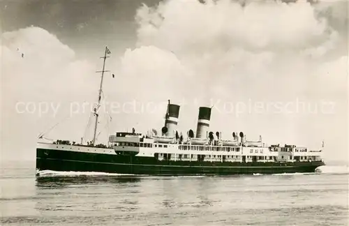 AK / Ansichtskarte  Dampfer_Schaufelrad S.S.MECKLENBURG Zeeland Steamship Company 