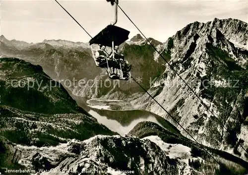 AK / Ansichtskarte  Sessellift_Chairlift_Telesiege Watzmann Stein MeerKoenigssee 