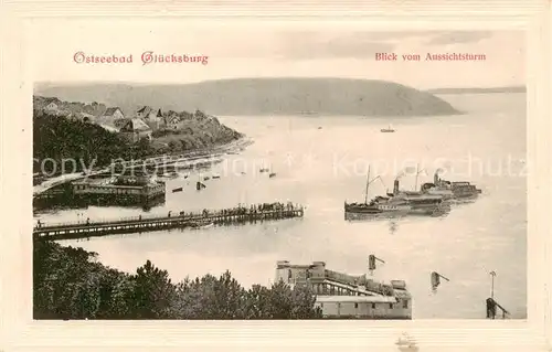 AK / Ansichtskarte  Gluecksburg__Ostseebad Blick vom Aussichtsturm 