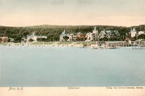 AK / Ansichtskarte  Binz_Ruegen Suedstrand Binz_Ruegen