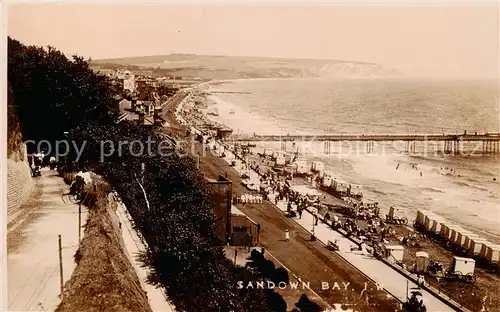 AK / Ansichtskarte  Sandown_Isle_of_Wight_UK Sandown Bay 