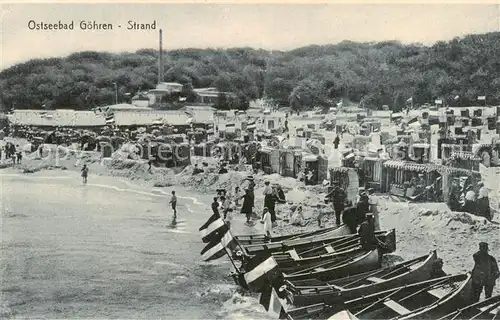 AK / Ansichtskarte  Goehren__Ostseebad_Ruegen Strand 