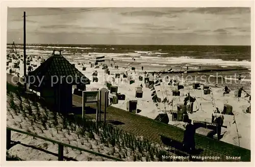 AK / Ansichtskarte  Wangerooge_Nordseebad Strand Wangerooge_Nordseebad