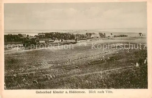 AK / Ansichtskarte 73822793 Kloster_Hiddensee Blick nach Vitte Kloster_Hiddensee