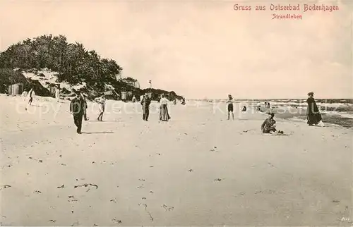 AK / Ansichtskarte 73822831 Bodenhagen_Kolberg_Ostseebad_Kolobrzeg_PL Strandleben 