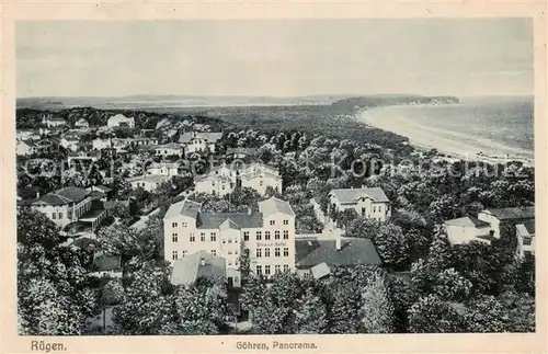 AK / Ansichtskarte  Goehren__Ostseebad_Ruegen Panorama 