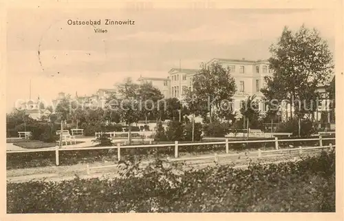 AK / Ansichtskarte  Zinnowitz_Ostseebad Villen Zinnowitz_Ostseebad