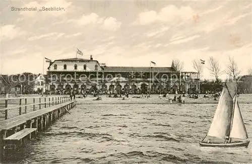 AK / Ansichtskarte  Moeltenort_Heikendorf Hotel Seeblick Seebruecke 