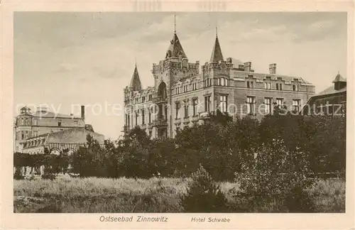 AK / Ansichtskarte  Zinnowitz_Ostseebad Hotel Schwabe Zinnowitz_Ostseebad