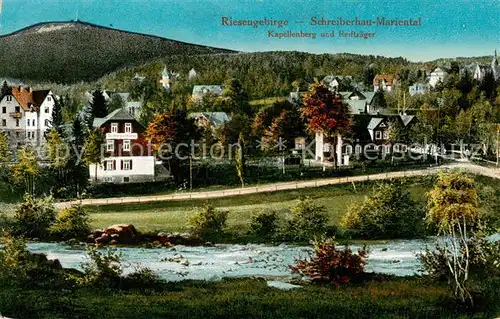 AK / Ansichtskarte  Schreiberhau_Szklarska_Poreba_Riesengebirge_PL Mariental Kapellenberg und Reiftraeger 