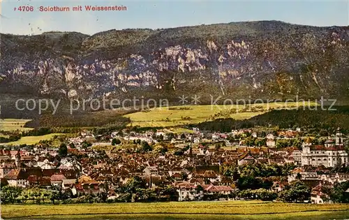 AK / Ansichtskarte Solothurn mit Weissenstein Solothurn