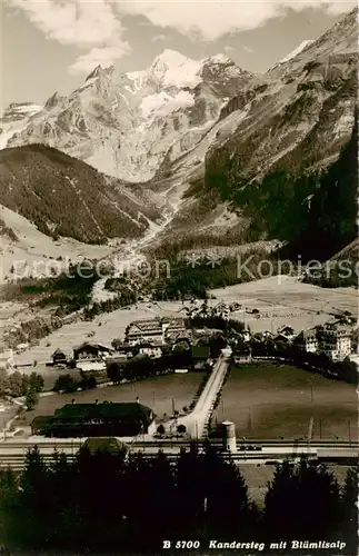 AK / Ansichtskarte Kandersteg_BE mit Bluemlisalp Kandersteg_BE