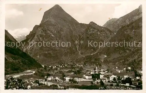 AK / Ansichtskarte Olivone_TI Panorama 