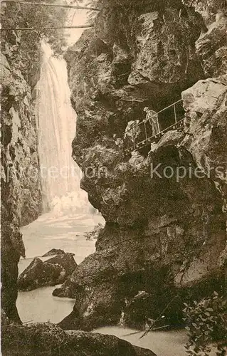 AK / Ansichtskarte Taubenloch_Biel_Bienne_BE Wasserfall 