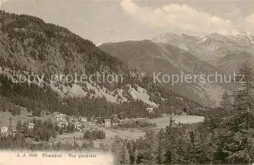 AK / Ansichtskarte Champery_VS Vue generale 