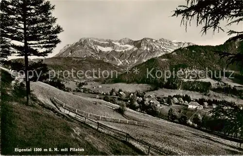 AK / Ansichtskarte Eigental_Schwarzenberg_LU mit Pilatus 