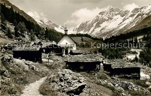 AK / Ansichtskarte Kuehmatt im Loetschental Ahnengrat Schienhorn 