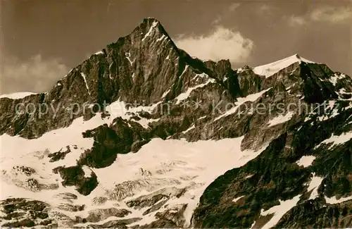 AK / Ansichtskarte Zermatt_VS Obergabelhorn und Wellenkuppe Zermatt_VS