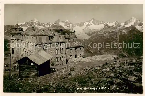 AK / Ansichtskarte Gornergrat_Zermatt_VS Kulm Hotel 
