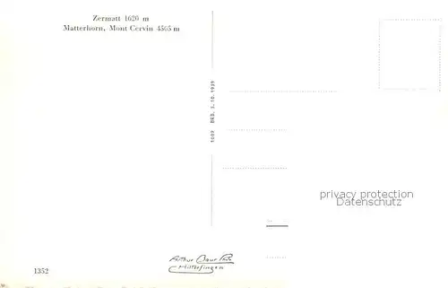 AK / Ansichtskarte Zermatt_VS mit Matterhorn Zermatt_VS