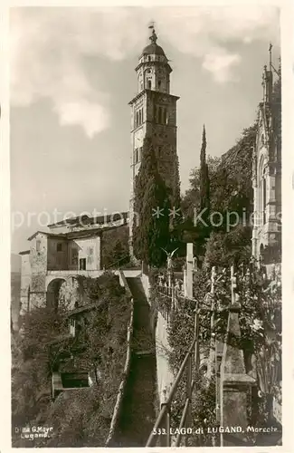 AK / Ansichtskarte Morcote_Lago_di_Lugano_TI Motivo pittoresco 