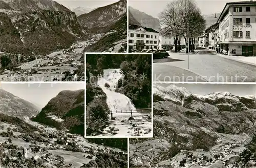 AK / Ansichtskarte Faido_TI Teilansichten Wasserfall 