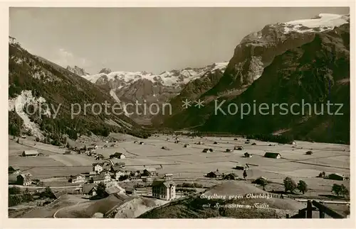 AK / Ansichtskarte Engelberg__OW mit Oberberg Spannoerter und Titlis 