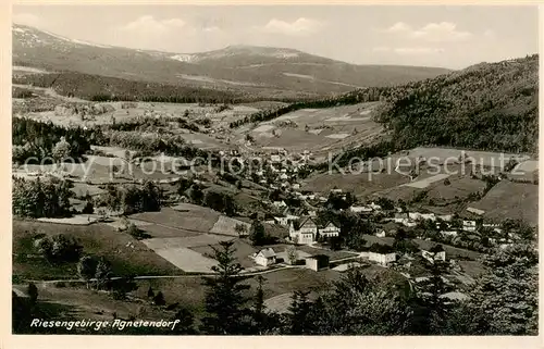 AK / Ansichtskarte  Agnetendorf_ Jagniatkow_Jelenia_Gora_Riesengebirge_PL Panorama 
