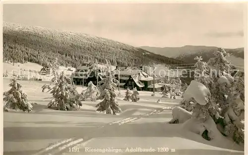 AK / Ansichtskarte  Riesengebirge_Schlesischer_Teil Adolfbaude 