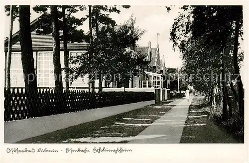 AK / Ansichtskarte  Lubmin_Ostseebad Eisenbahn Erholungsheim Lubmin_Ostseebad